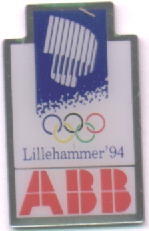 ABB logopin Lillehammer OL 1994