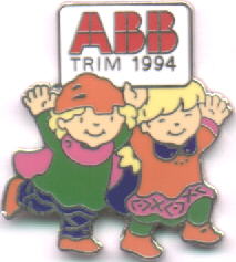 ABB Trim 1994 mascots Kristin and Håkon
