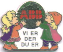 ABB "Vi er der du er" We are where you are mascots