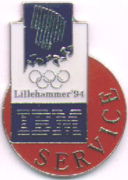 IBM Service hvit Lillehammer OL 1994