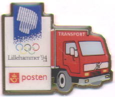 Posten transport Lillehammer OL 1994