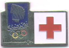 Red cross given to red cross staff during the olympics