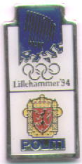 Politi OL-stab liten Lillehammer OL 1994