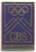 CBS blå Lillehammer OL 1994