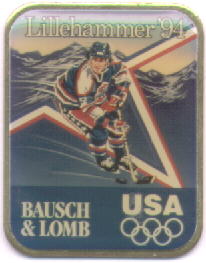 Bausch & Lomb bildepin ishockey