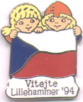Czech Republic Flag Lillehammer 1994