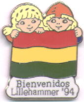 Bolivia Flag Lillehammer 1994