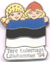 Estonia Flag Lillehammer 1994