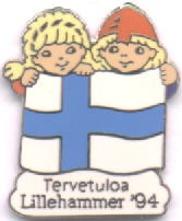 Finland Flag Lillehammer 1994