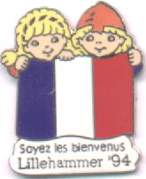 France flag Lillehammer 1994