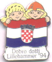 Croatia Flag Lillehammer 1994