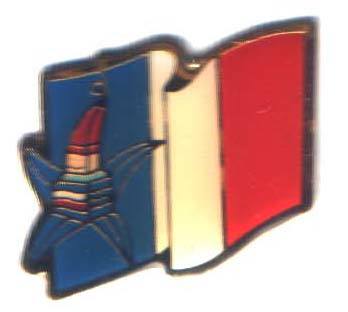 Albertville 1992 Mascots flag France