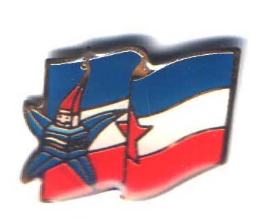 Albertville 1992 Mascots flag Jugoslavia