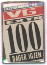 VG "100 dager igjen" Lillehammer OL 1994