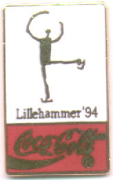 Coca Cola hvit kunstløp Lillehammer `94