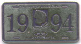 Canada Licenceplate with northern light