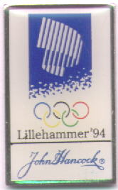 USA John Hancock med nordlys Lillehammer 1994