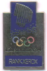 Rank Xerox smal tekst Lillehammer OL 1994