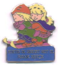 Rank Xerox mascots Kristin and Håkon - Lillehammer 1994