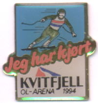 Kvitfjell Jeg har kjørt Kvitfjell OL-arena 1994