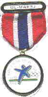 "Folk i Form" with ribbon black circle on the medal