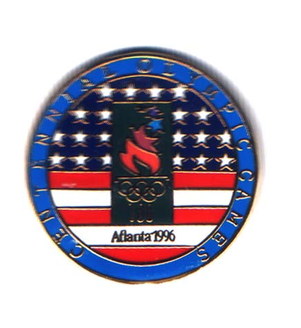 Atlanta 1996 American flag USA