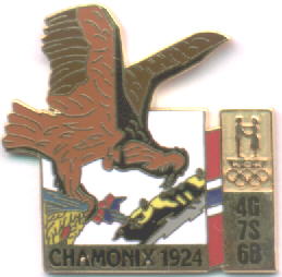 NOC Memorabilia pin Chamonix 1924