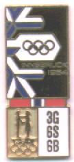 Historisk pin Innsbruck 1964
