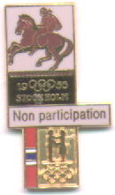 NOC Memorabilia pin Stockholm 1956