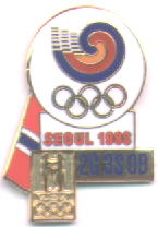 Historisk pin Seoul 1988