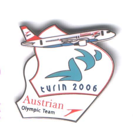Torino - Turin - Austrian Olympic Team aeroplane
