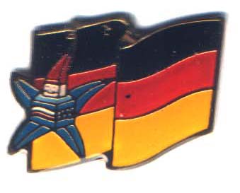 Albertville 1992 Mascots flag Tyskland