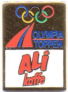 Olympiatoppen Ali Kaffe gold trim with number